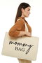 Zoozie Bags 2204 Bolsa de lona tote crema 50 x 36 x 12 cm